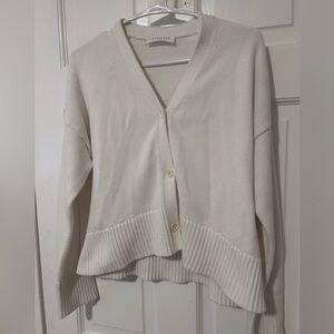 Everlane Women's White Cardigan